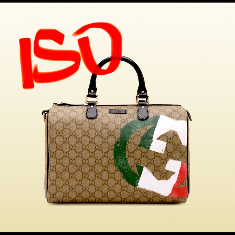 🍬NOT FOR SALE🍬 ISO Auth Gucci Italy Boston bag